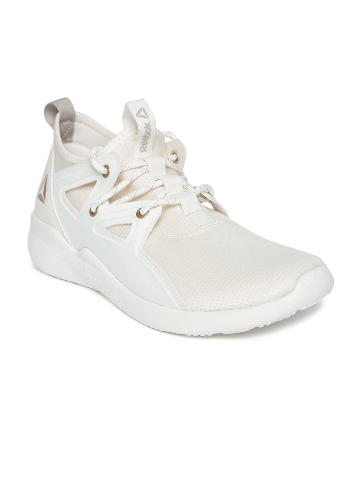 Buy Reebok Women Cream Coloured Cardio Motion Training Shoes