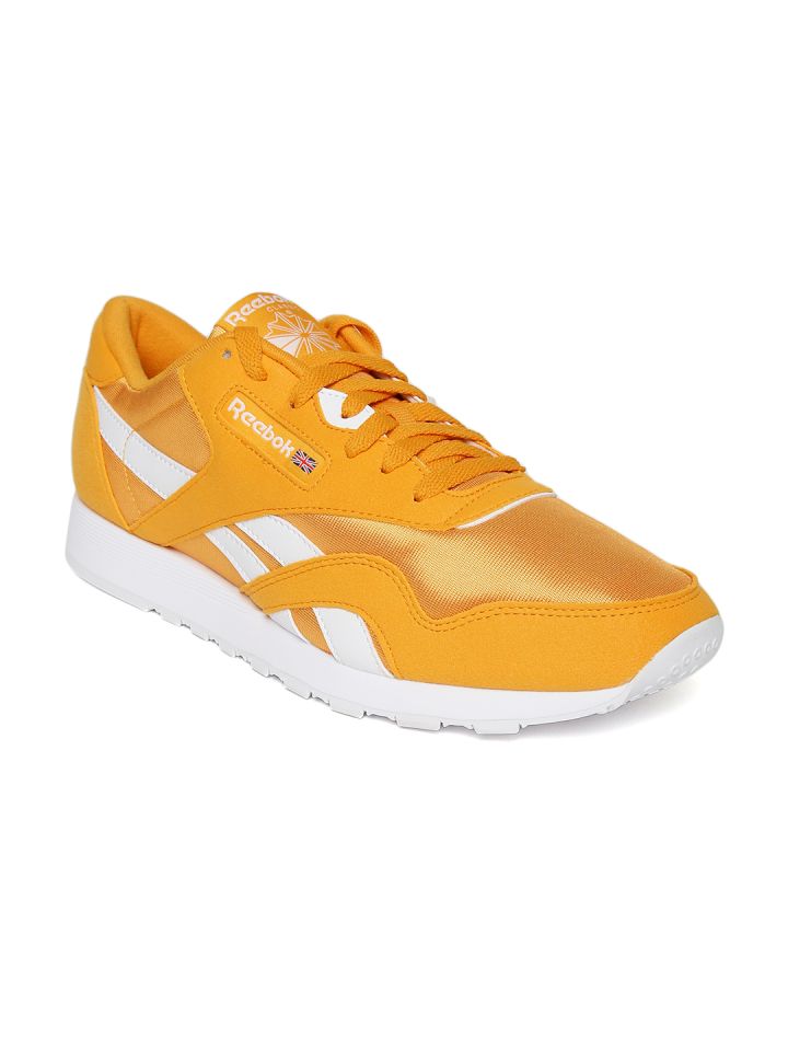 reebok orange colour shoes