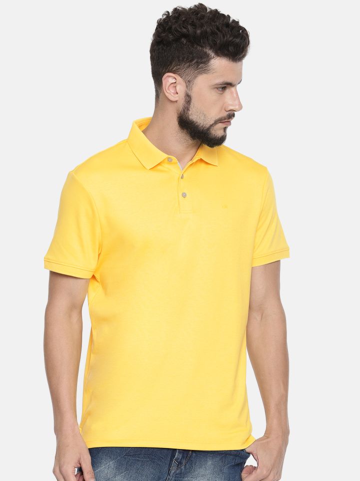Calvin klein shop jeans yellow shirt