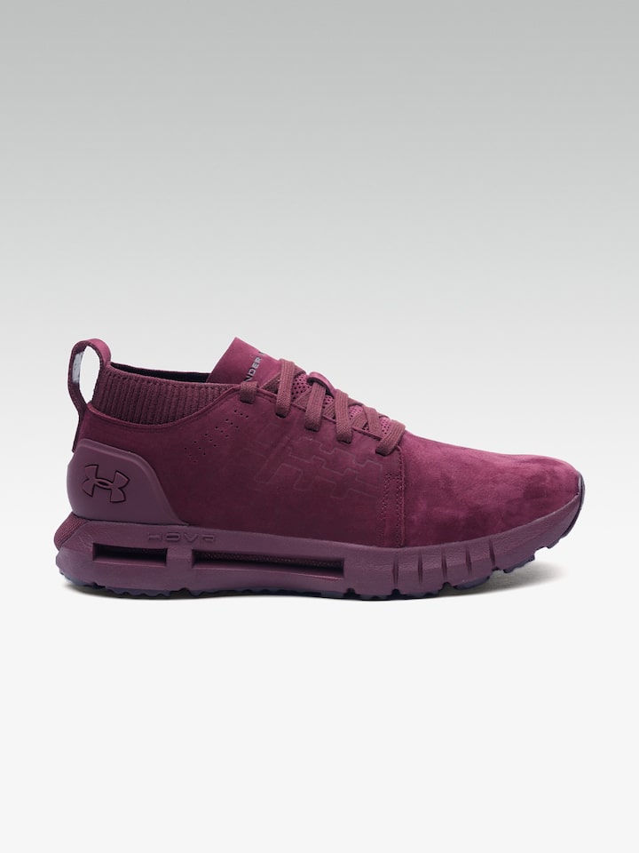 burgundy under armour shoes
