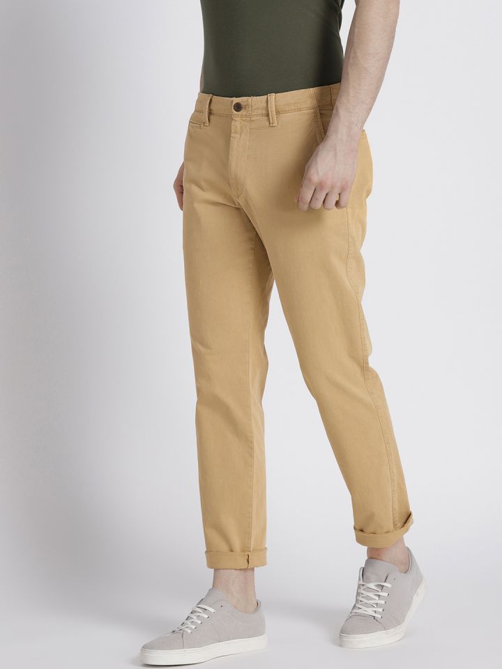 vintage wash khakis in slim fit with gapflex