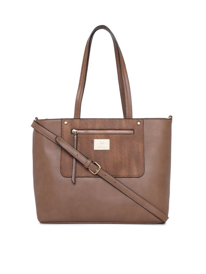 Allen solly tan new arrivals solid shoulder bag