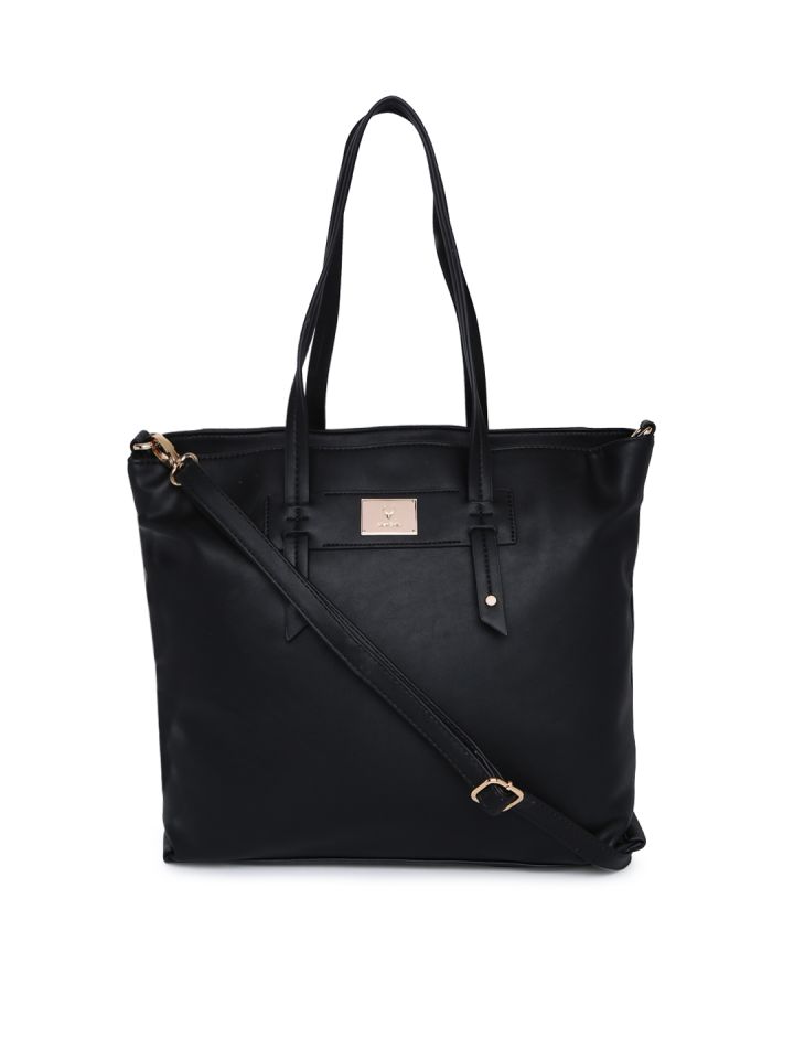 Allen solly black best sale solid shoulder bag