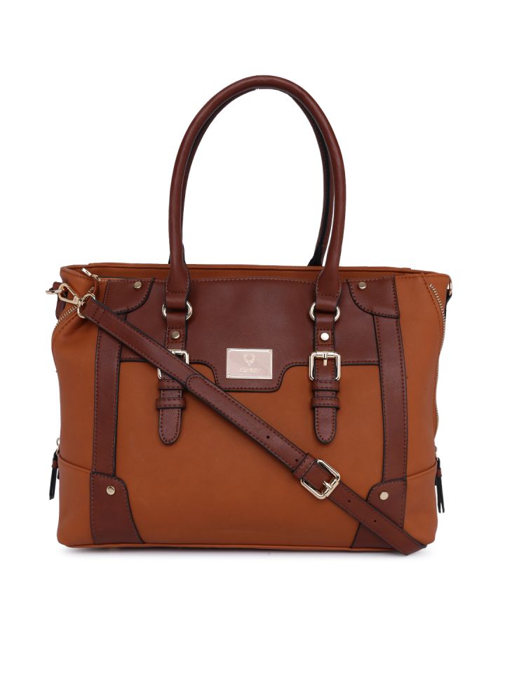 Allen solly outlet tan handbag