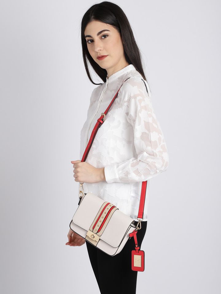 Allen solly beige sling bag outlet
