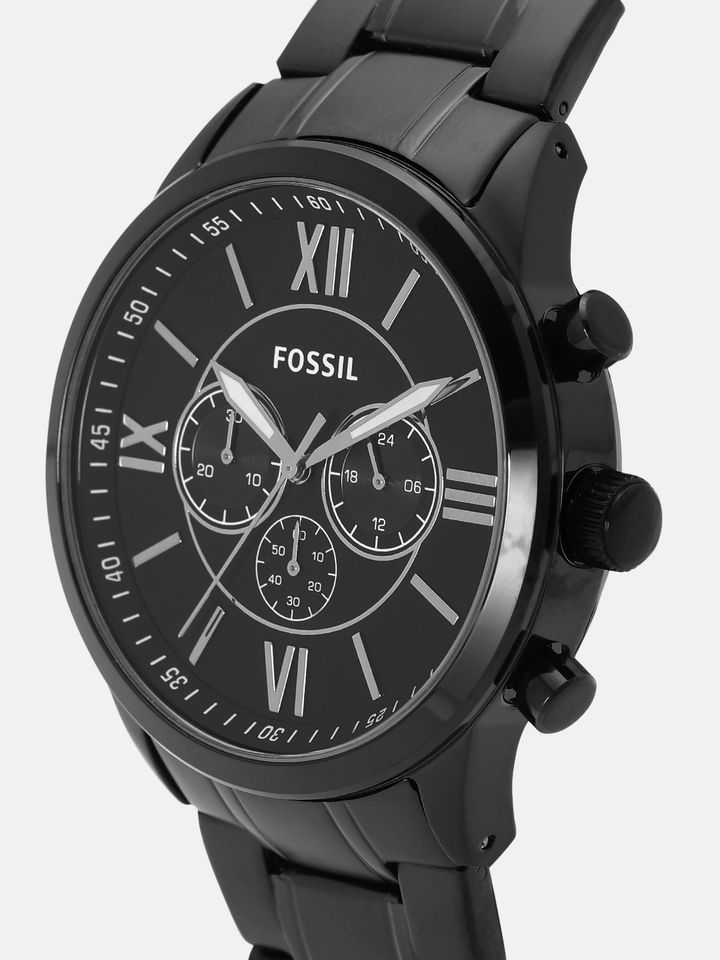 Buy Fossil Men Black Chronograph Watch 