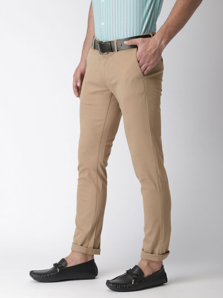 Buy Indian Terrain Men Beige Brooklyn 