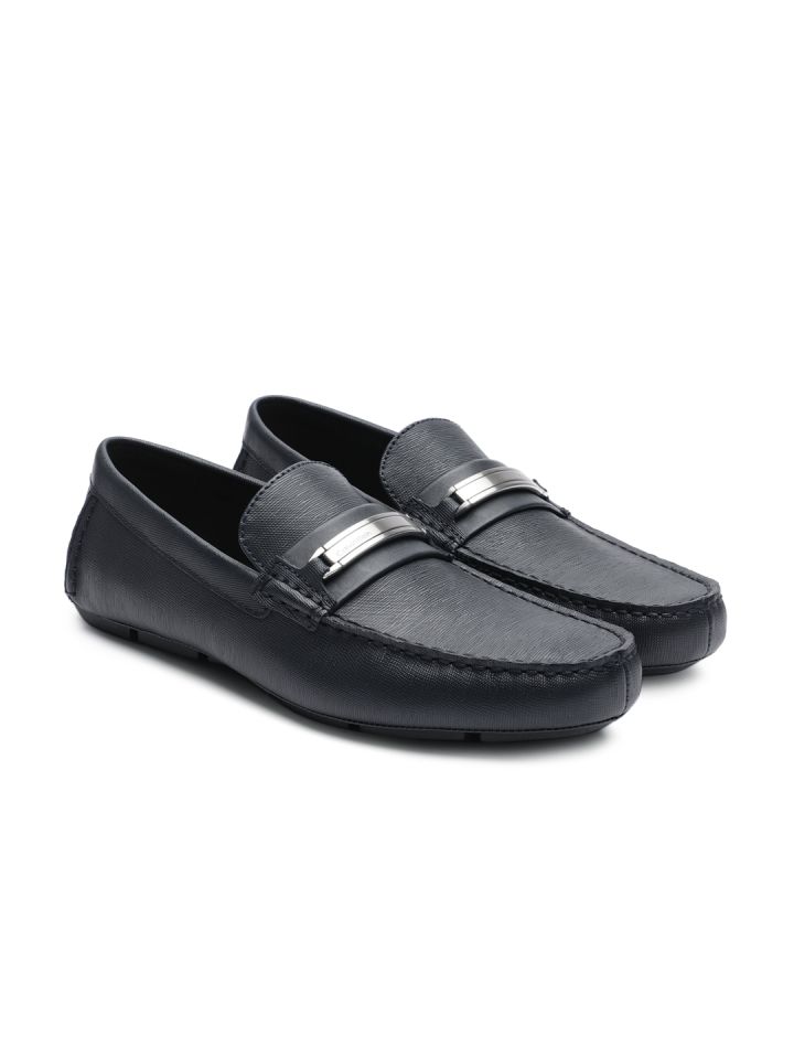 Calvin klein blue loafers deals