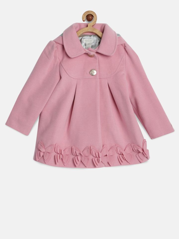 Monsoon girls deals pink coat