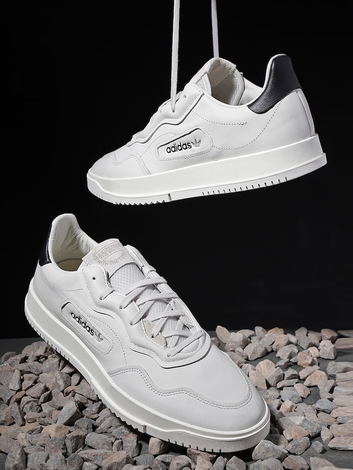 Since live Suspect Buy ADIDAS Originals Men Grey Super Court Premiere Leather Sneakers -  Casual Shoes for Men 8539413 | Myntra