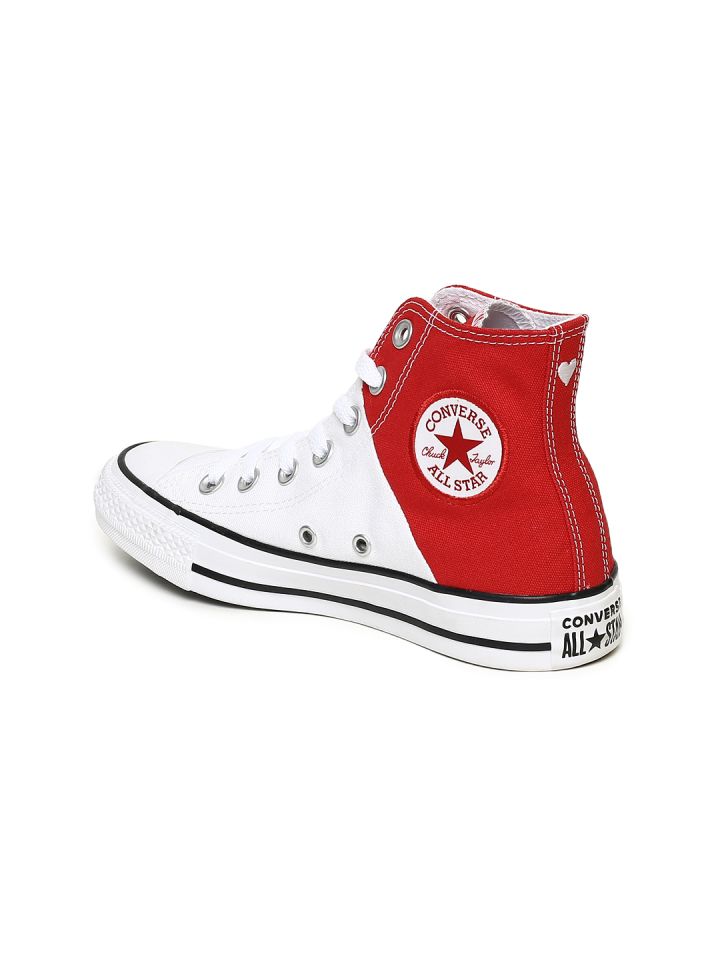 solid red converse