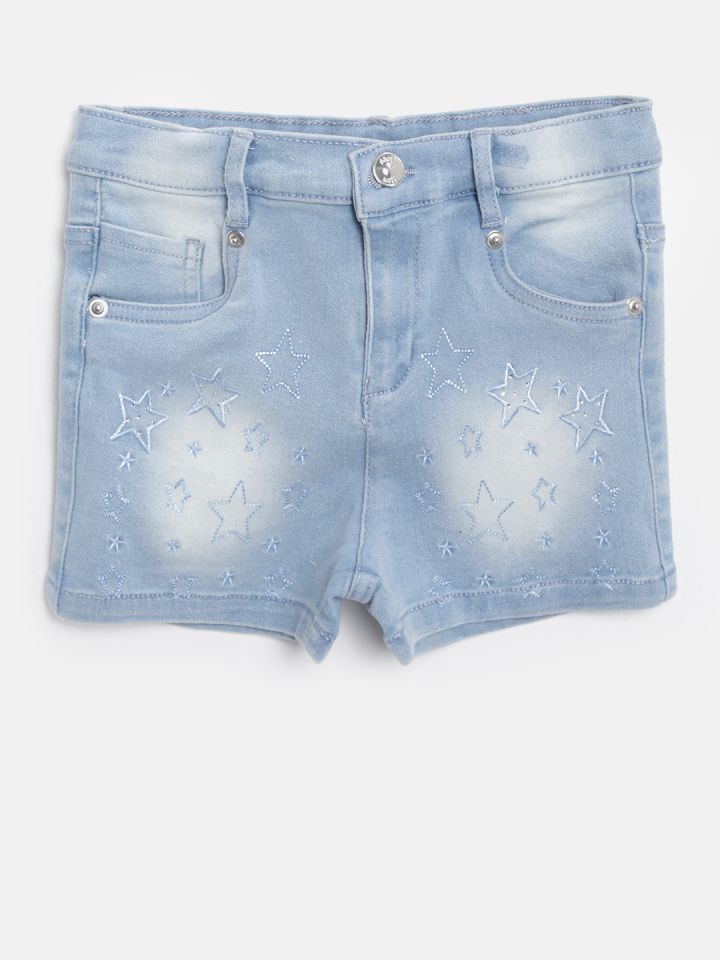 shorts for girls myntra