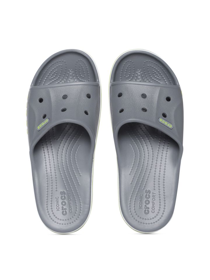 crocs bayaband white flip flops