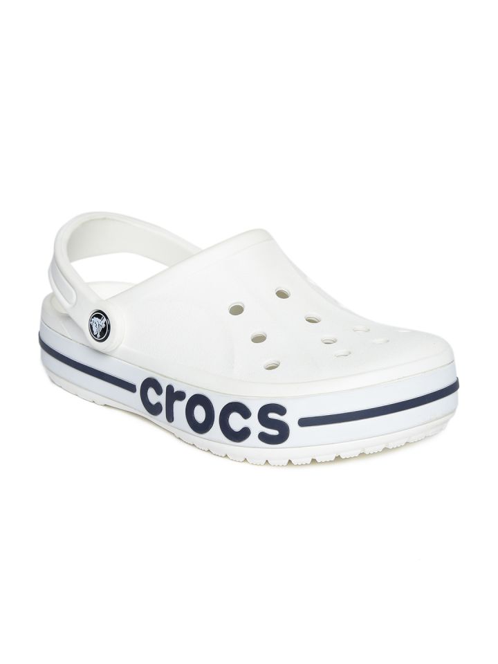 Buy Crocs Unisex White Clogs - Sandals for Unisex 8567865 | Myntra