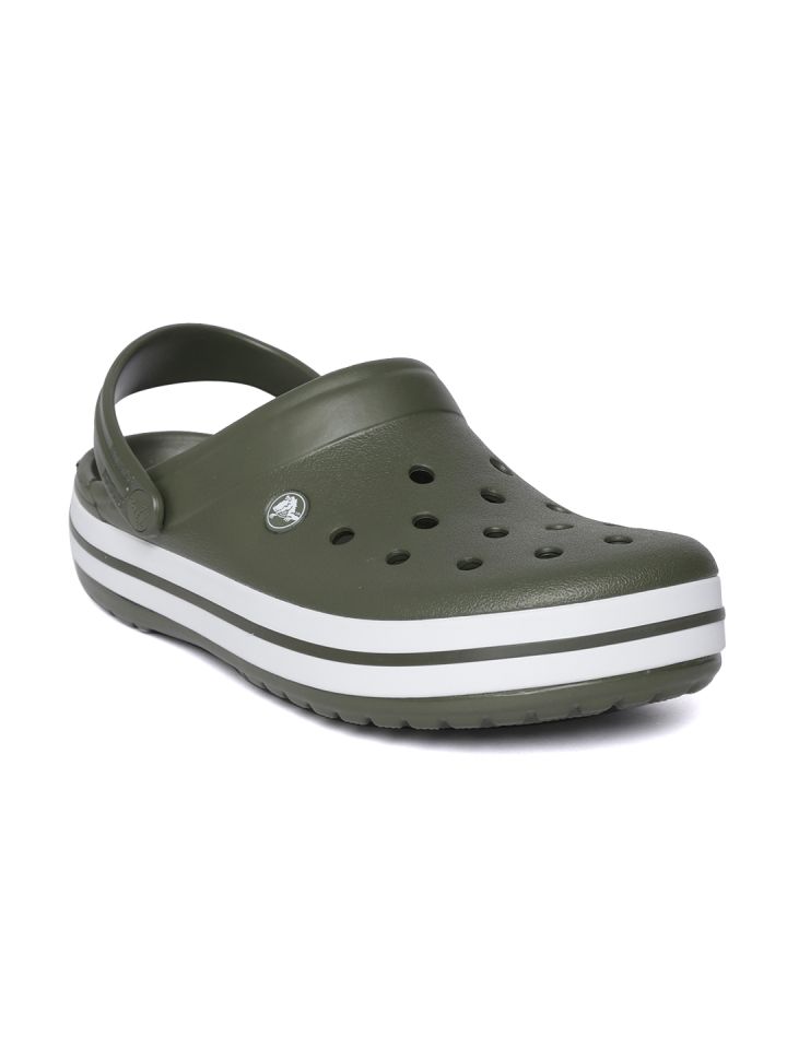 Forest green hotsell crocs
