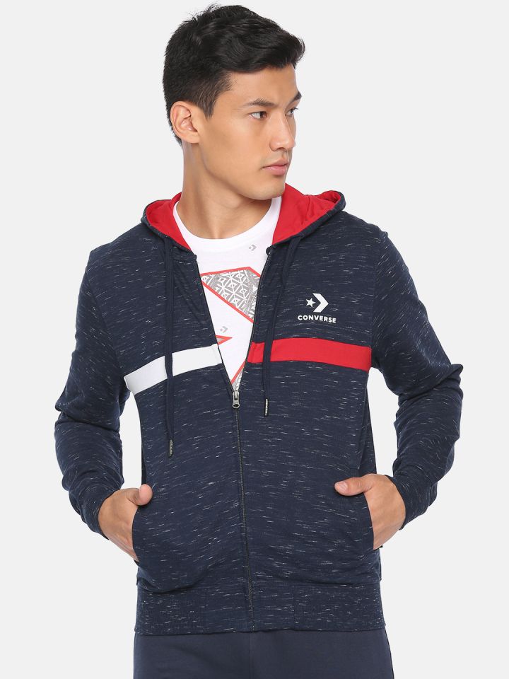 Mens converse zip hoodie discount