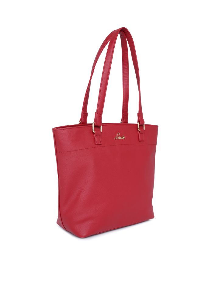 Lavie red solid shoulder bag 2025