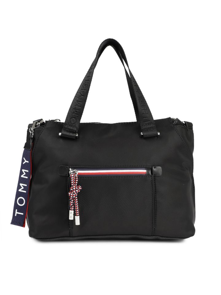 tommy hilfiger black sling bag