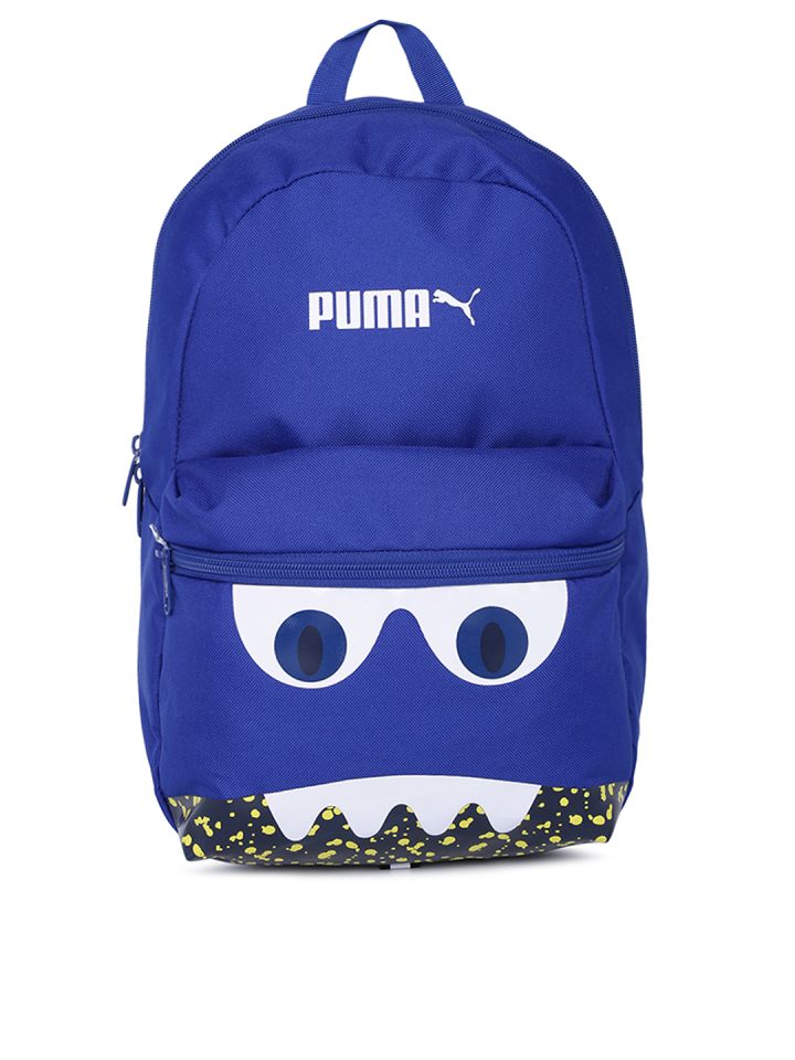 Buy Puma Unisex Blue Monster Graphic Backpack Backpacks for