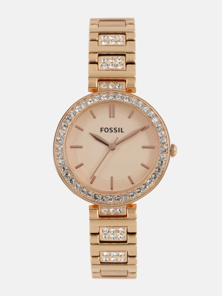 Buy Fossil Women Rose Gold Factory Serviced Watch BQ3181I