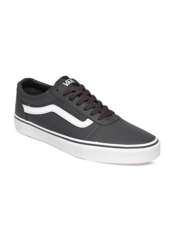 Mens grey and store black vans