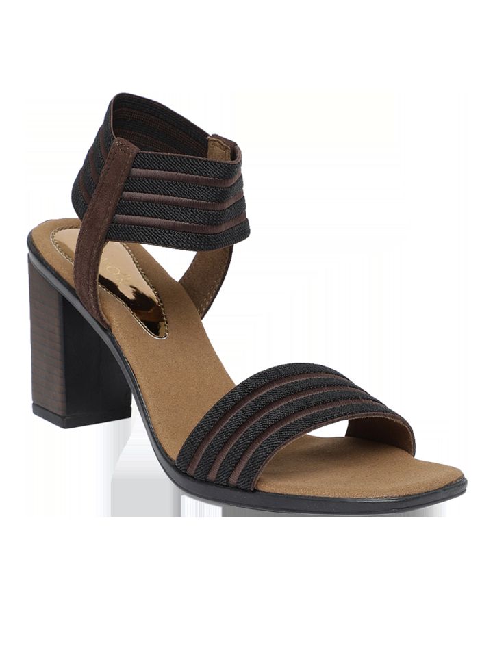 Striped sandals for best sale ladies