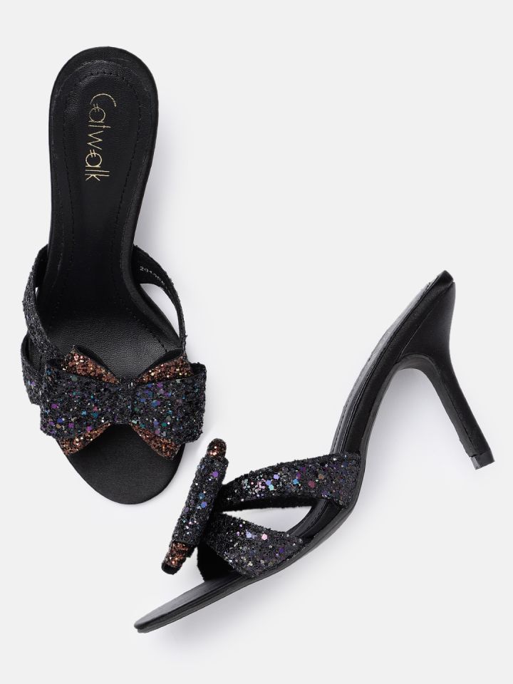 Catwalk women online black heels
