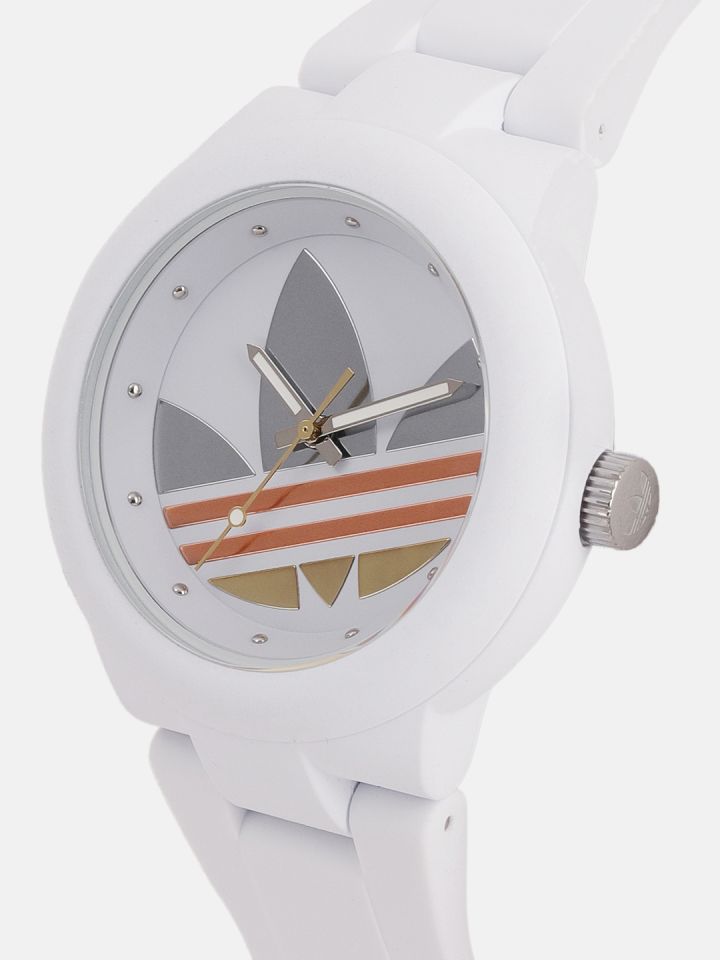 Adidas originals adh9085 new arrivals white silicone strap watch