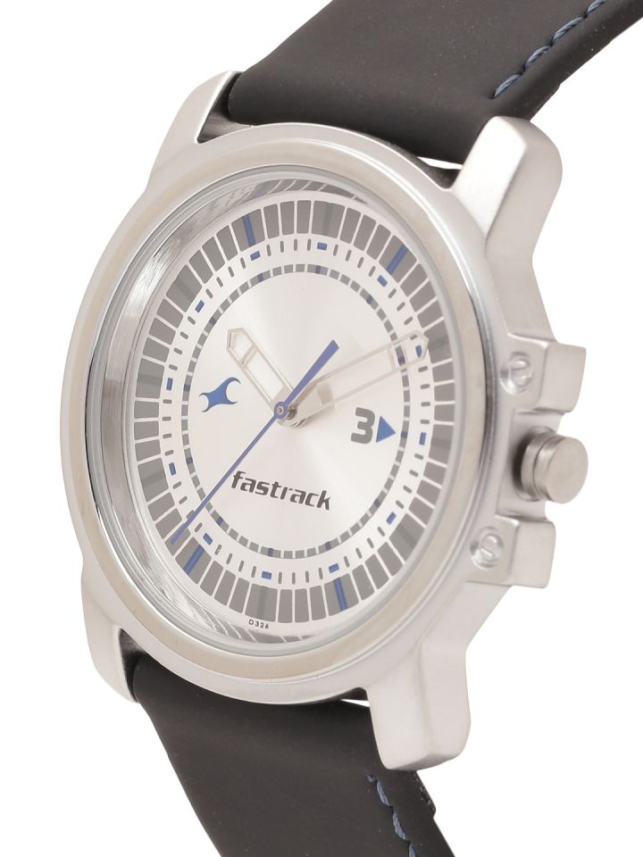 Buy Fastrack Men Silver Toned Analogue Watch NK3039SL01 OR2