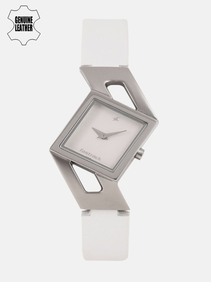 Buy Fastrack Women White Analogue Watch NK6035SL01 Watches for