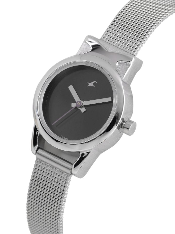 Buy Fastrack Women Black Analogue Watch NK6088SM01 Watches for