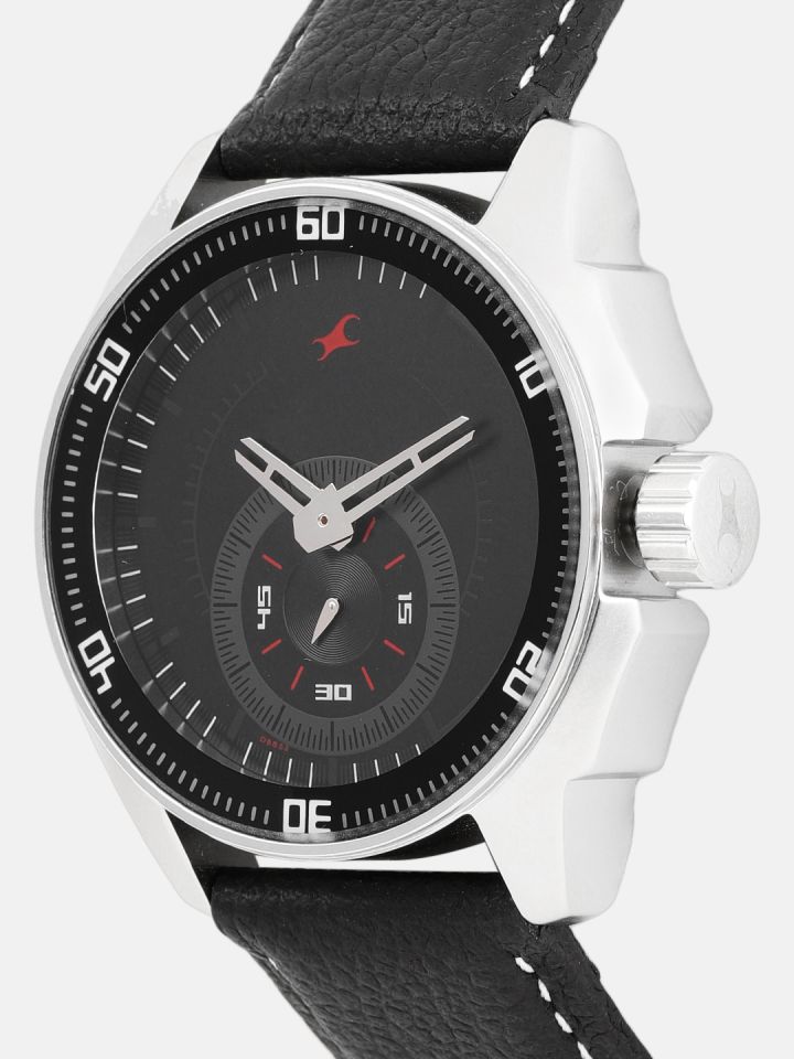Fastrack Men Black Analogue Watch NK3089SL04