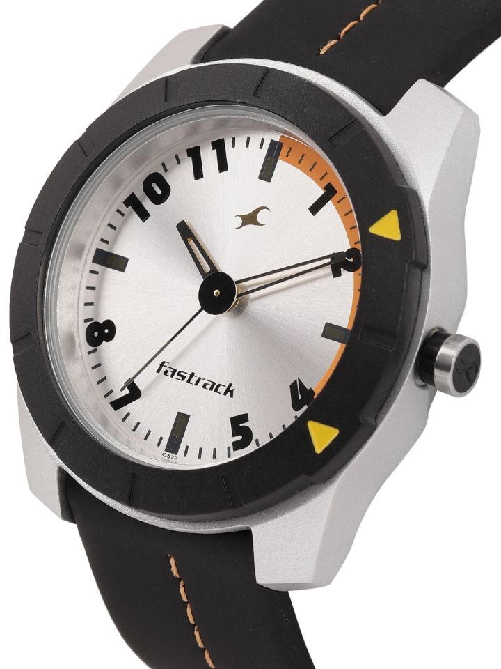 Fastrack Men Silver Toned Analogue Watch NK3015AL01