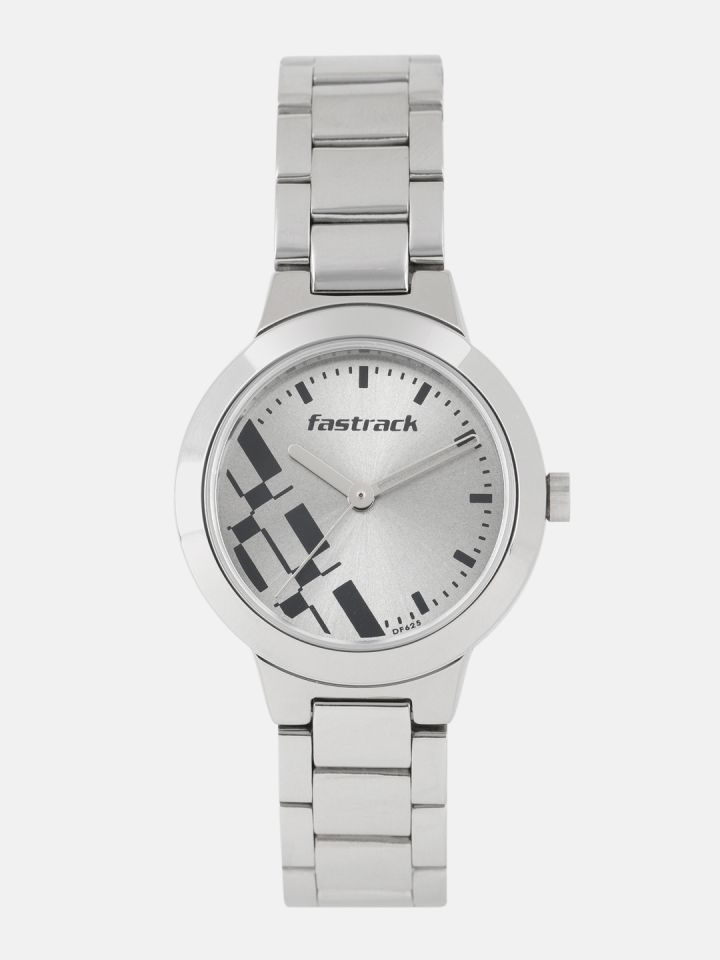 Fastrack Women Silver Toned Analogue Watch NK6150SM01