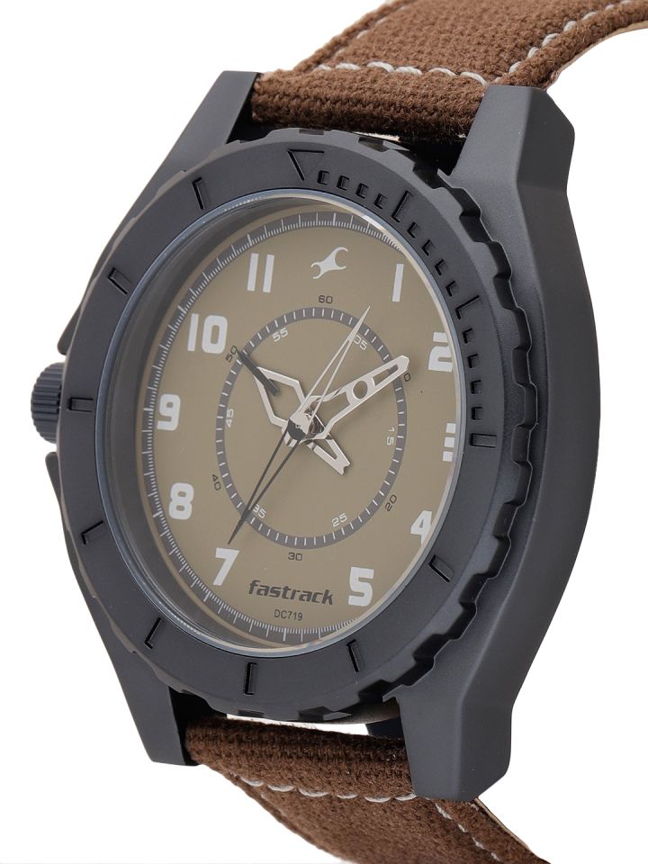 Fastrack Men Khaki Analogue Watch NK9462AL02 OR2
