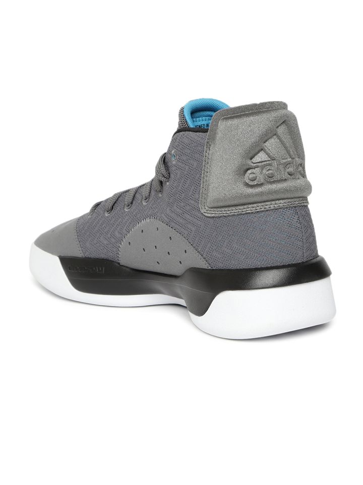 ADIDAS Men Grey Pro Adversary 2019 Mid Top Basketball Shoes