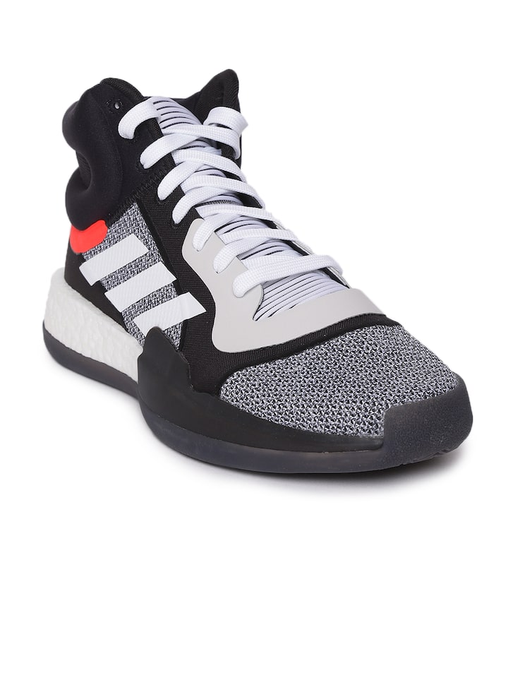 Buy ADIDAS Men Black & White Marquee Boost Basketball Shoes - Sports Shoes  for Men 8617831 | Myntra