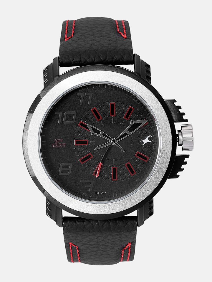 Buy Fastrack Men Black Analogue Watch NK38015PL02 OR2 Watches