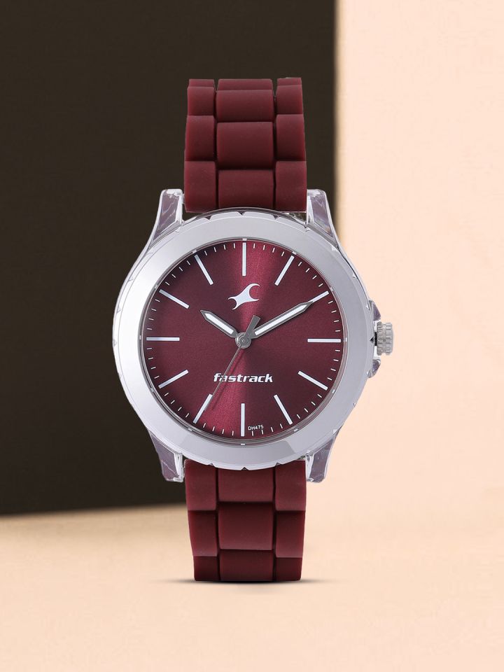 Fastrack Women Burgundy Analogue Watch 68009PP06 OR2