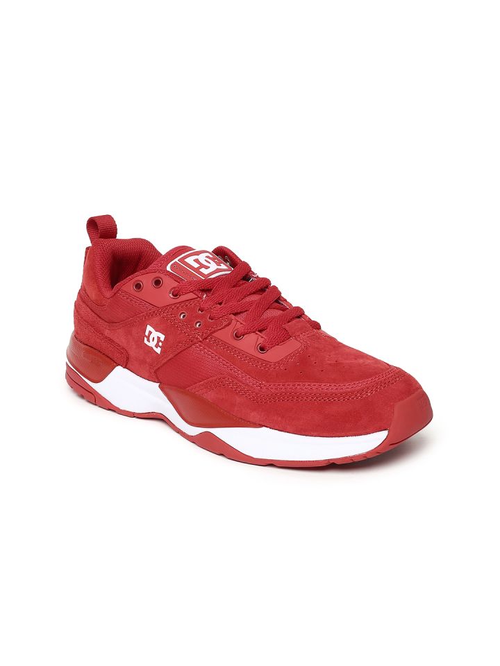 dc red sneakers