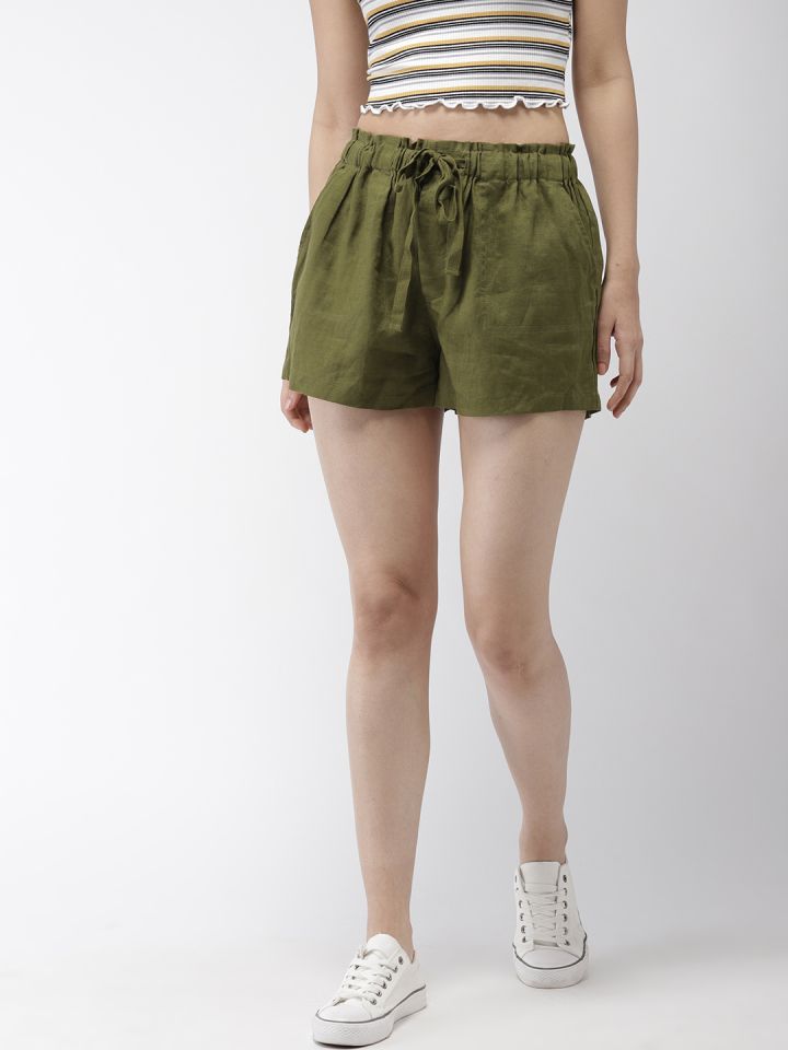 Forever 21 outlet linen shorts
