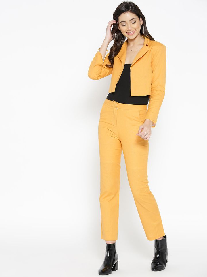 Myntra coat pant clearance