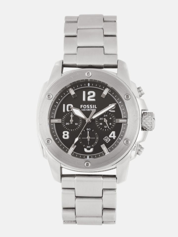 Buy Fossil Men Black Factory Serviced Analogue Watch FS4926