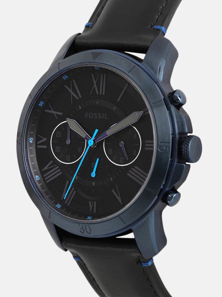 Fossil Men Black Factory Serviced Analogue Watch FS5342 FSS