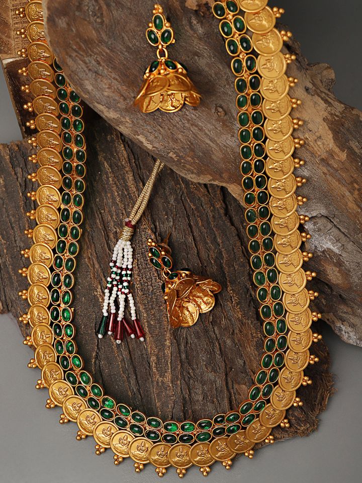 Green online temple jewellery