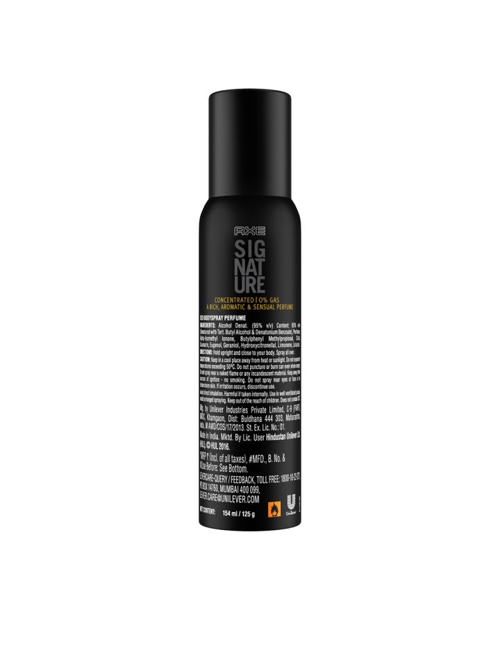 Axe on sale signature black