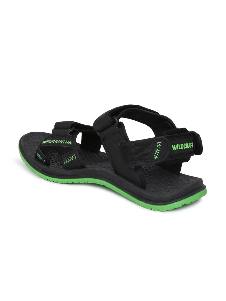Wildcraft Men Black Green Joo Sports Sandals