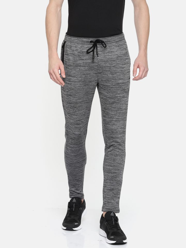 Buy Kappa Men Grey Melange Skin Fit HYDRO WAY Solid Training Track
