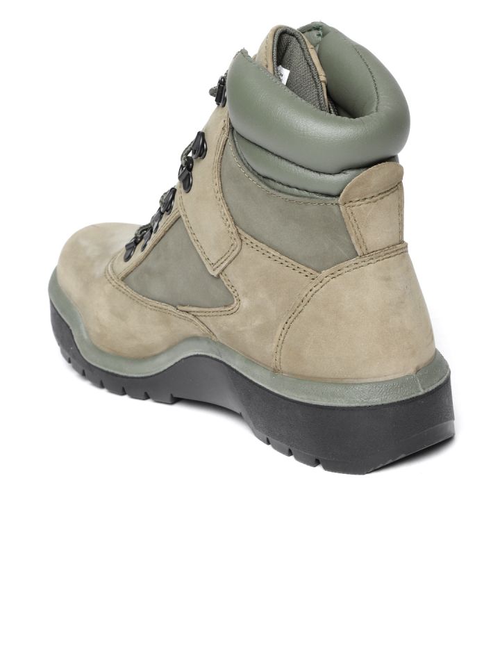 olive green field boots