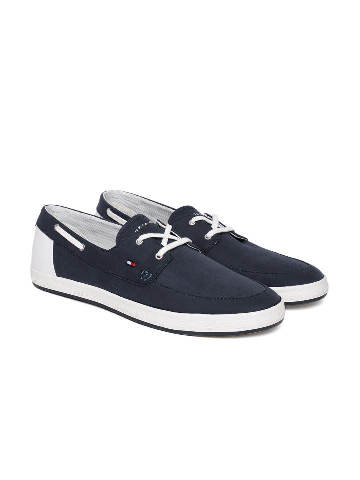 Mens boat shoes tommy hilfiger clearance